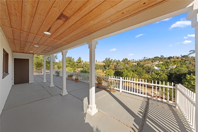 view of patio