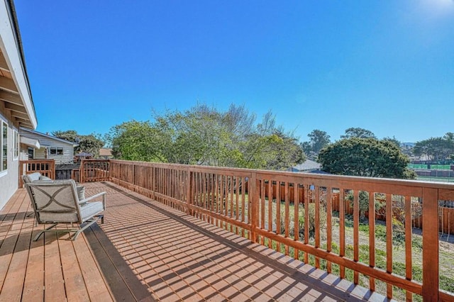 view of deck