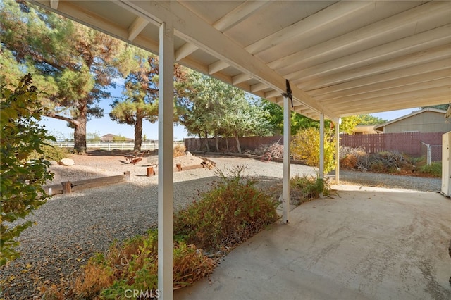 view of patio