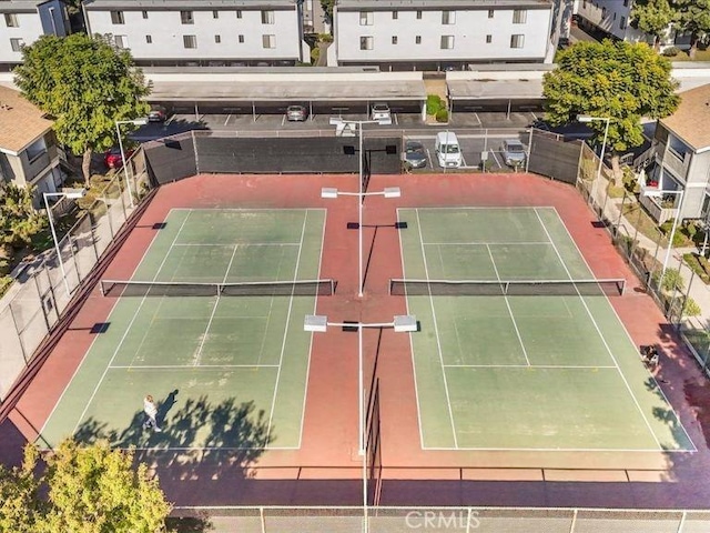 view of sport court