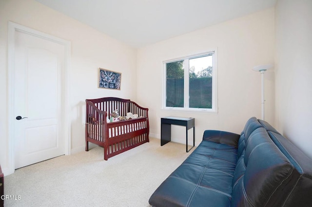 bedroom featuring carpet floors