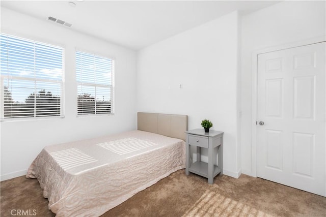 bedroom featuring carpet floors