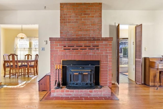 interior details featuring hardwood / wood-style floors