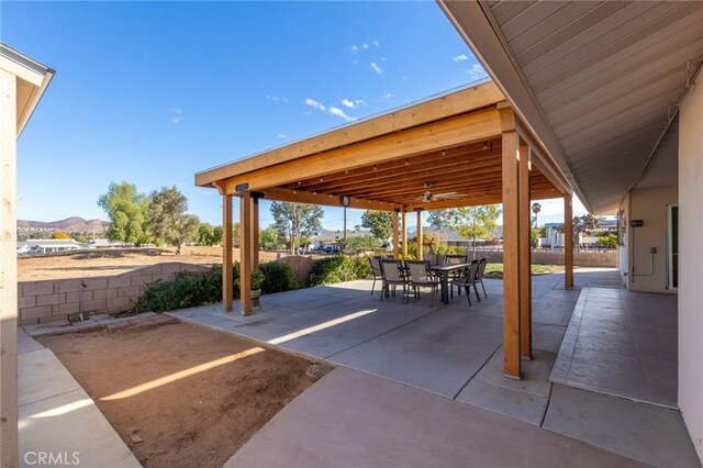 view of patio