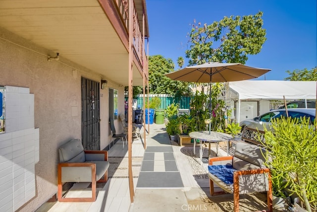 view of patio