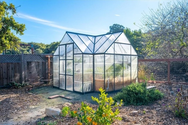 view of outbuilding