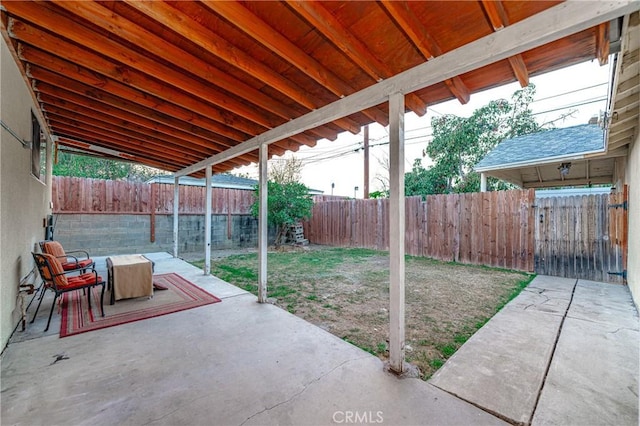 view of patio