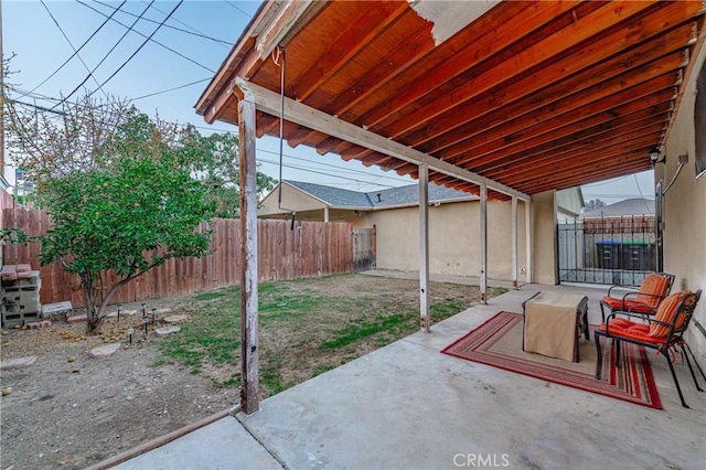 view of patio