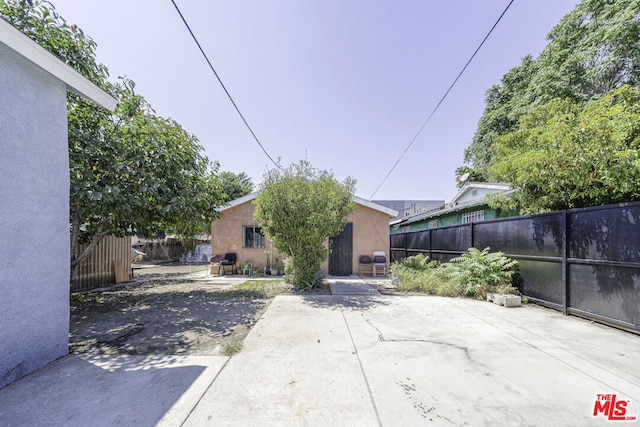 rear view of property with a patio