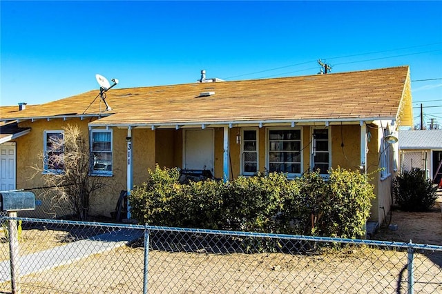 view of front of home