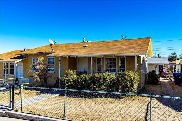 view of front of home