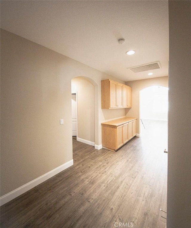 interior space with wood-type flooring