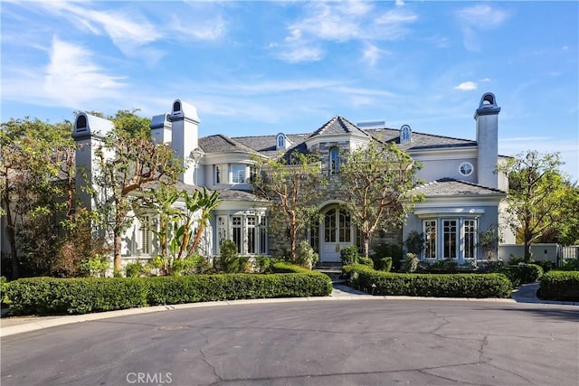 view of front of house with french doors