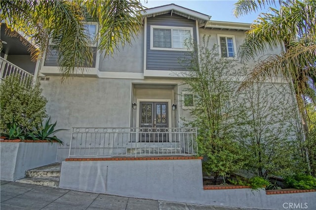 view of front of home with a porch