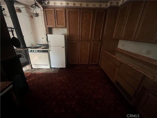 kitchen with white appliances