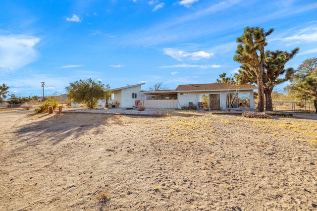 view of ranch-style home