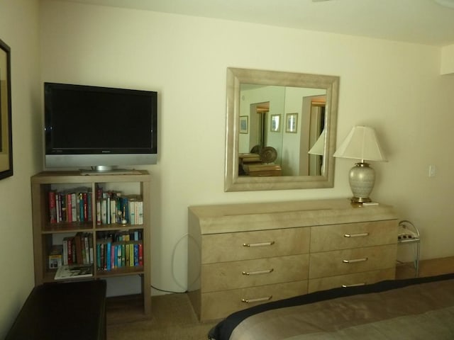 bedroom featuring carpet flooring