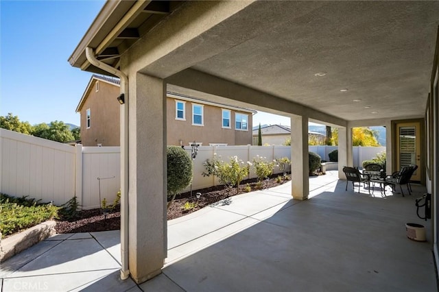 view of patio