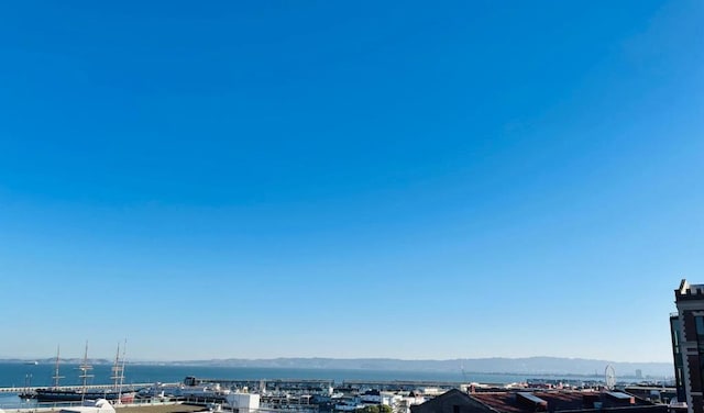 property view of water with a mountain view