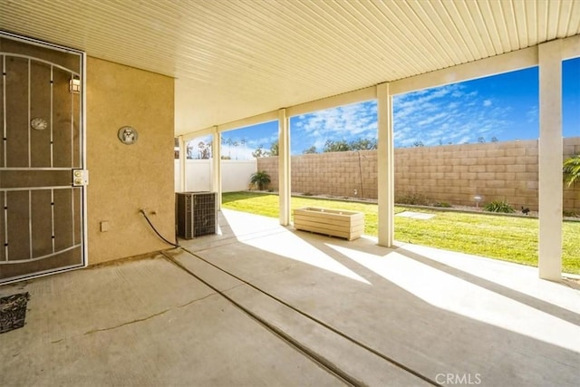 view of patio / terrace with cooling unit