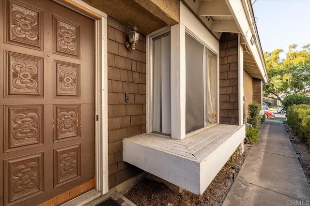 view of entrance to property