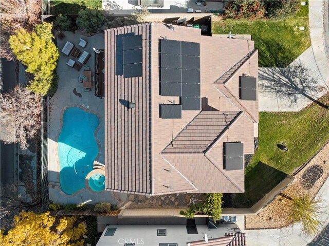 drone / aerial view