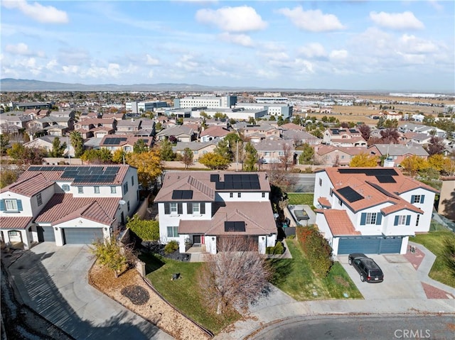 bird's eye view featuring a residential view