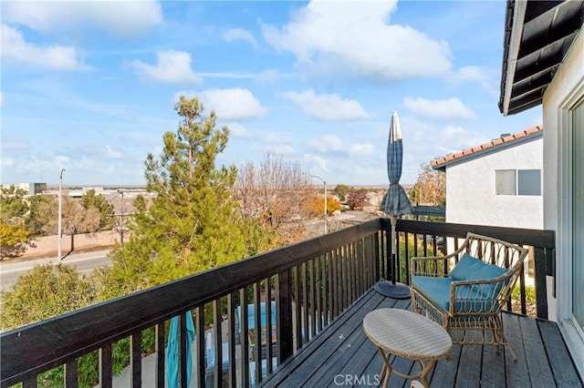 741 Camino Real Ave, Palmdale, CA 93551 - view of wooden deck