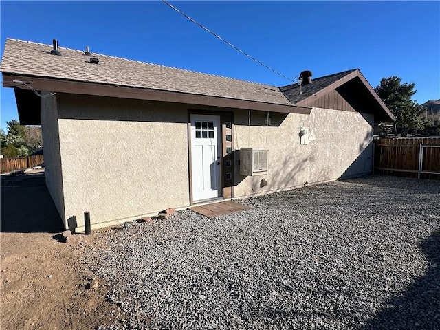 view of rear view of property