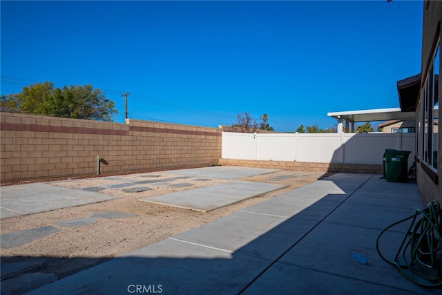 view of patio