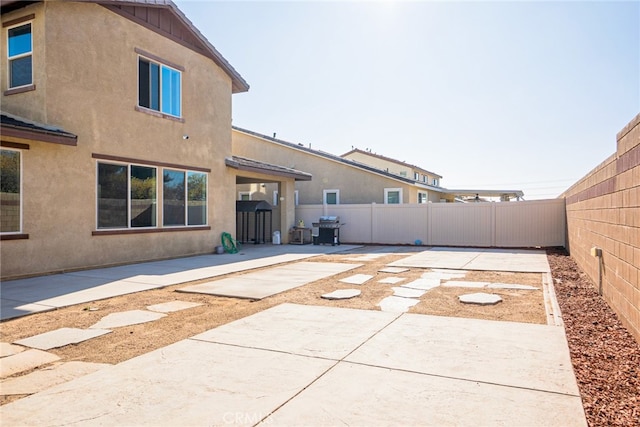 view of patio / terrace with area for grilling