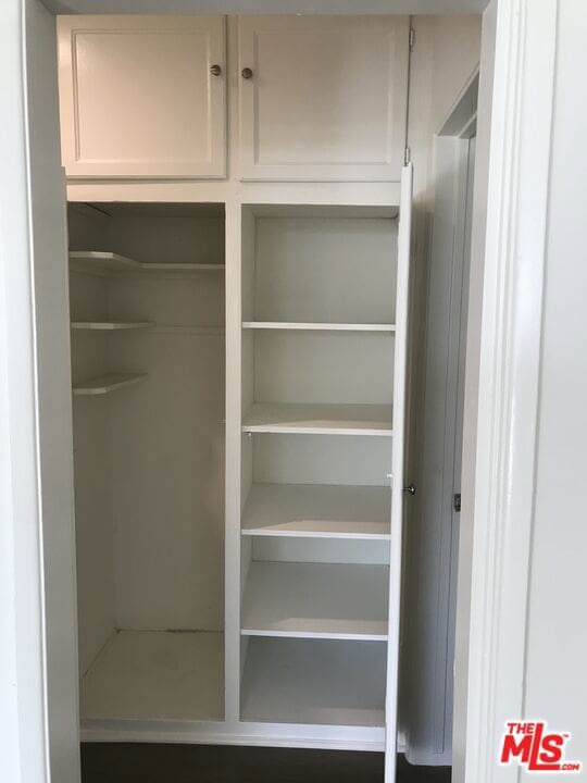 view of closet