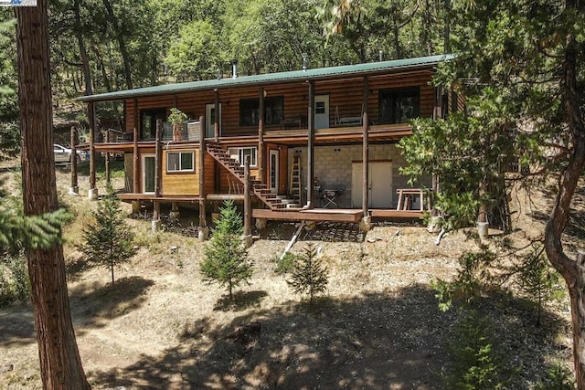 view of rear view of house