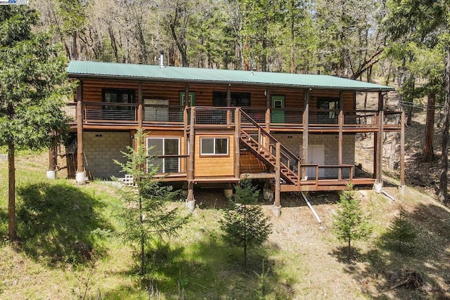 view of rear view of house