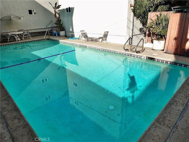 view of pool