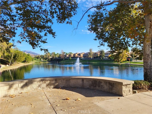 property view of water