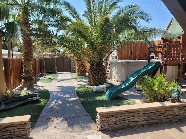 view of jungle gym