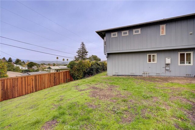 exterior space featuring a yard