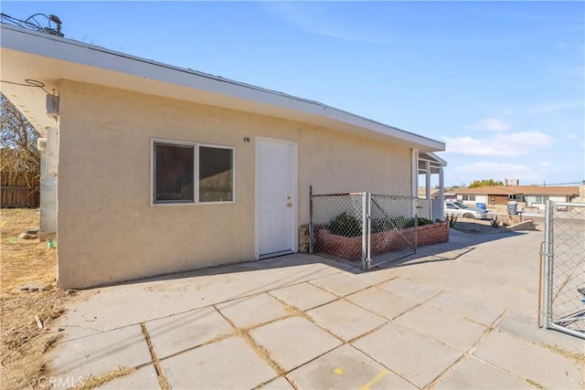 exterior space featuring a patio