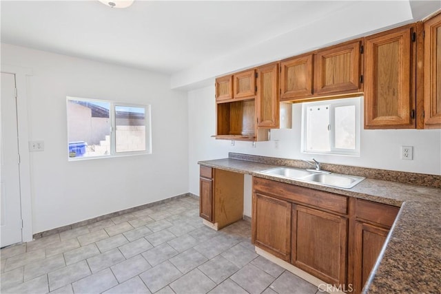 kitchen featuring sink