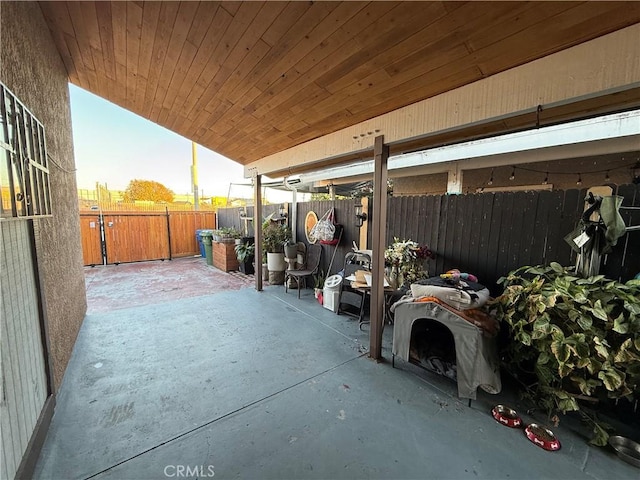 view of patio