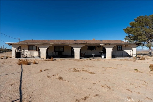 view of back of property