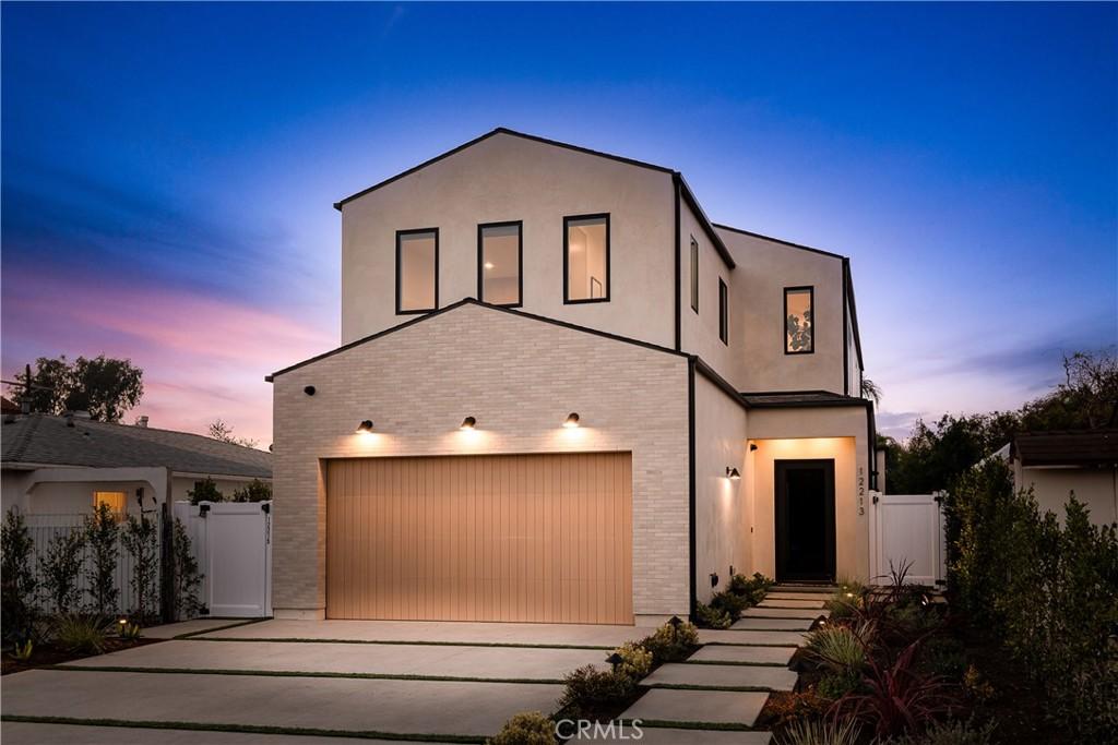 modern home with a garage