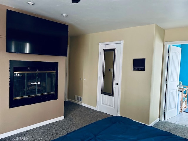 unfurnished bedroom with carpet