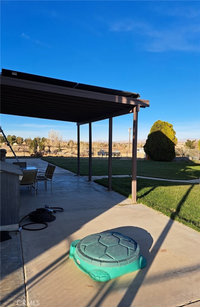 view of patio