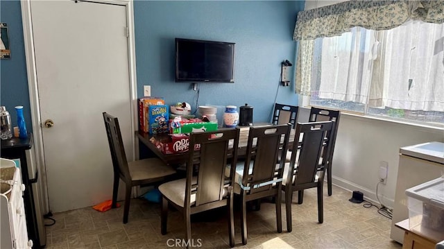 view of dining room