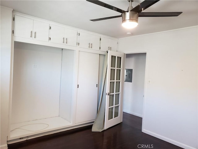 closet featuring electric panel