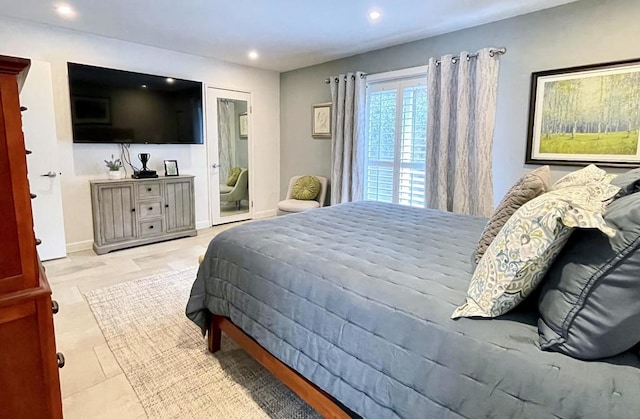 bedroom with ensuite bath