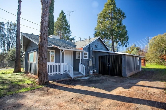 view of front of home