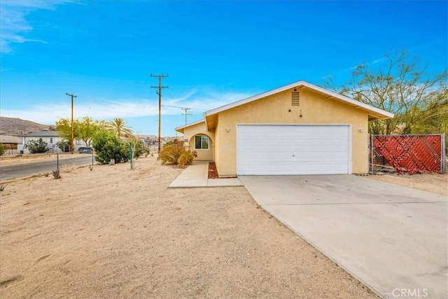 ranch-style house with a garage